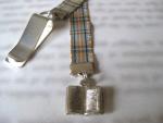 Book Lovers bookmark  - Attach clip to book cover then mark the page with the ribbon. Never lose your bookmark!