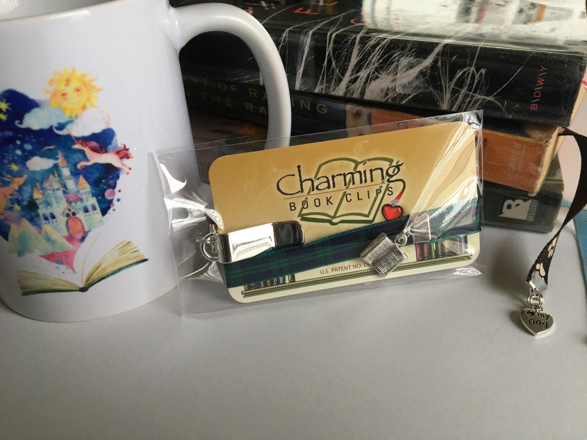 Angel bookmark / Christian bookmark - Attach clip to book cover then mark the page with the ribbon. Never lose your bookmark! picture