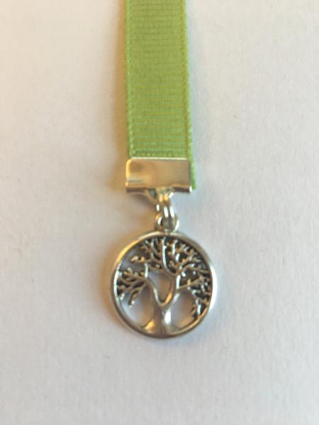 Tree of Life bookmark / Family Tree Bookmark  - Attach to book cover then mark page with ribbon. Never lose your bookmark! picture