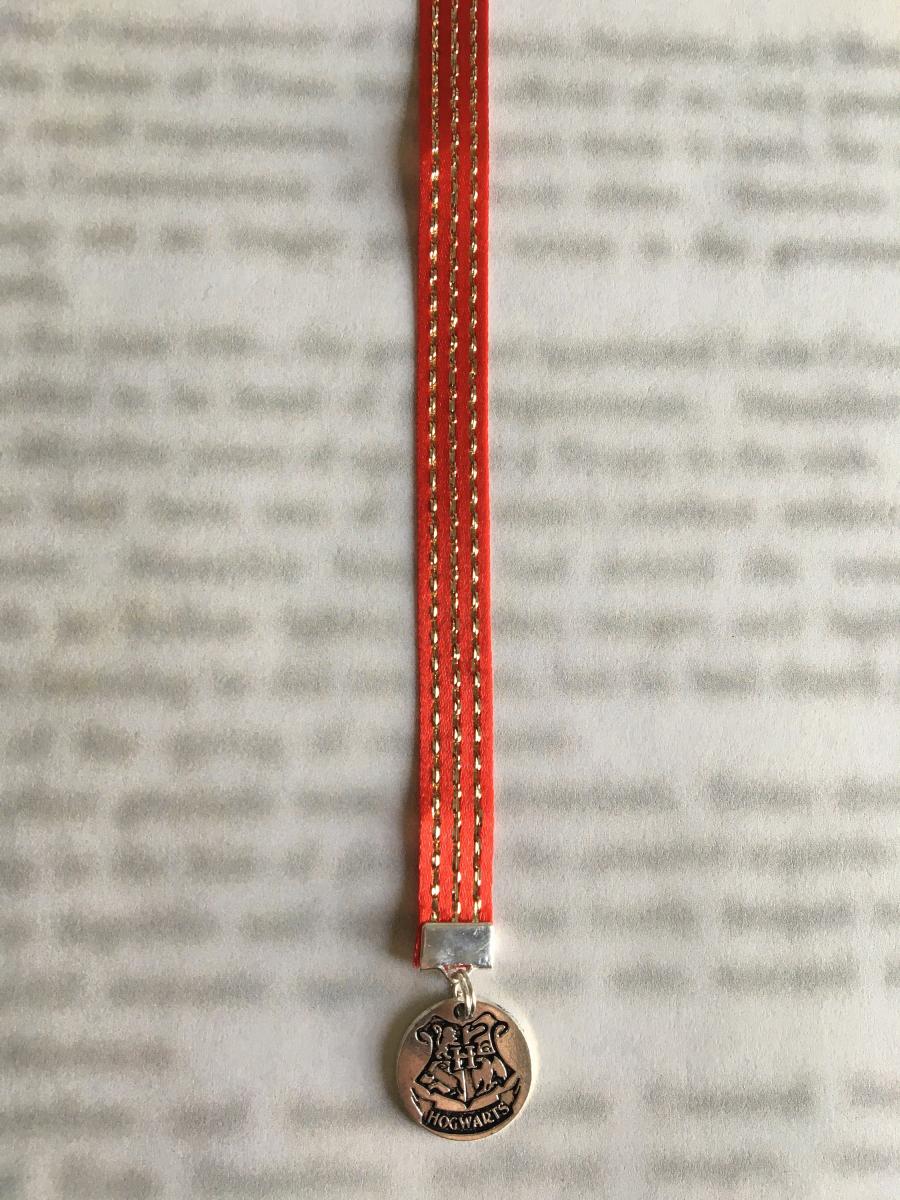 Harry Bookmark / HP Wizard House Bookmark / Wizard Bookmark / School of Witchcraft and Wizardry -Attach to cover then mark page with ribbon. picture