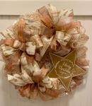 Christmas Wreath - Rose Gold "Merry Christmas"