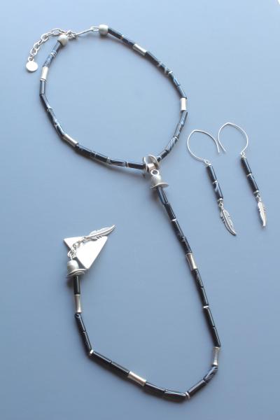Lexi Stone Lariat Necklace Set