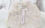 Sister Hand Stamped Necklace