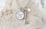 Life is About Creating Yourself Necklace