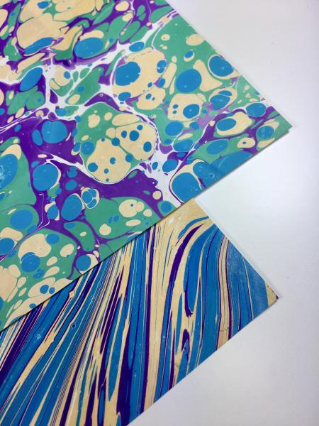 Marbled paper pack picture