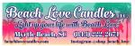 Beach Love candles