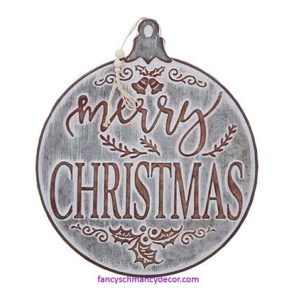 14.5" Merry Christmas Ornament by RAZ Imports picture