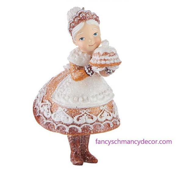 5" Gingerbread Mrs. Claus Ornament by RAZ Imports picture