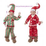 16" Pajama Posable Elf by RAZ Imports