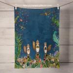 Squirrel Royale Tea Towel