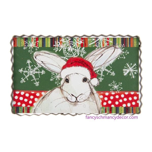 Holiday Snow Bunny Print by The Round Top Collection C20141