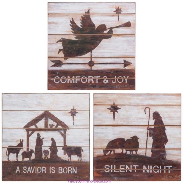 12" Nativity Wall Art by Raz Imports picture