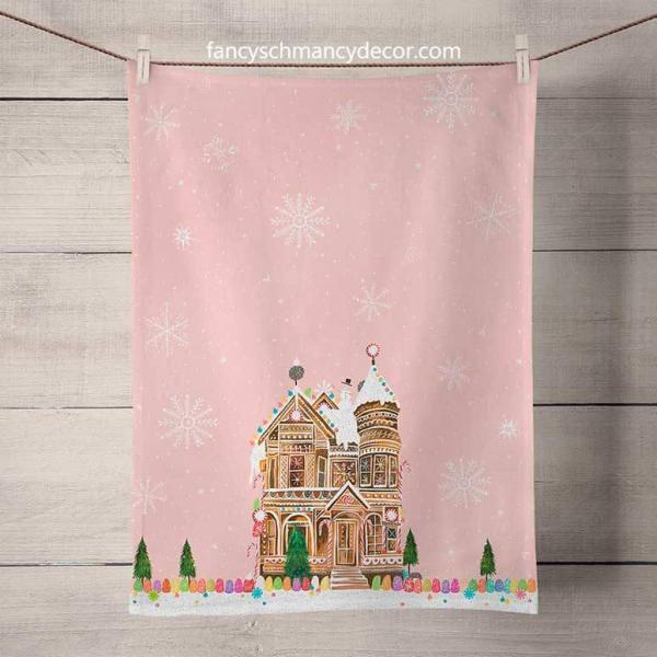 Holiday - Gingerbread House Tea Towel picture