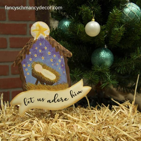 "Let Us Adore Him" Nativity by The Round Top Collection picture