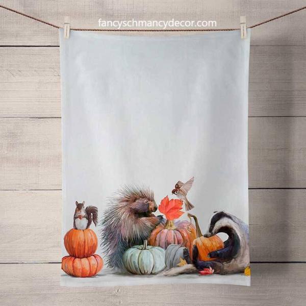 Fall - Pumpkin Pals Tea Towel