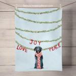 Holiday - Joy Love Peace Tea Towel