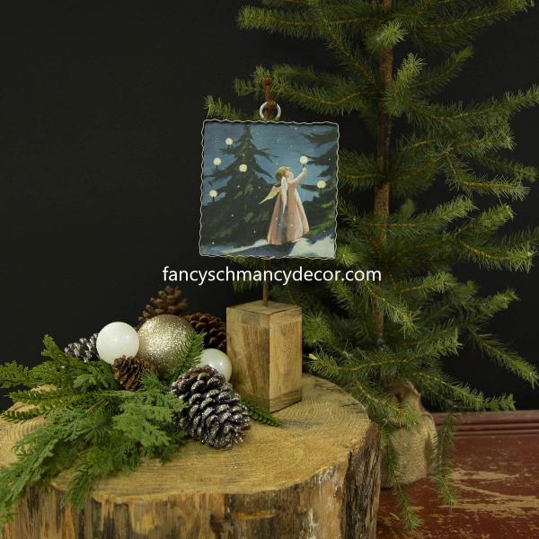 Mini Candlelight Angel Print by The Round Top Collection picture