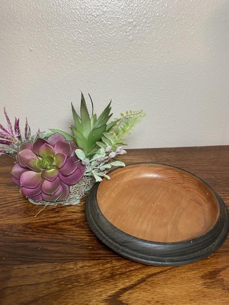 Black and White Succulent Bowl picture