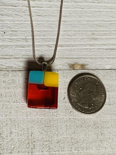 Mini color block pendant picture