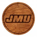 James Madison University Dukes Coaster JMU Slant Letters