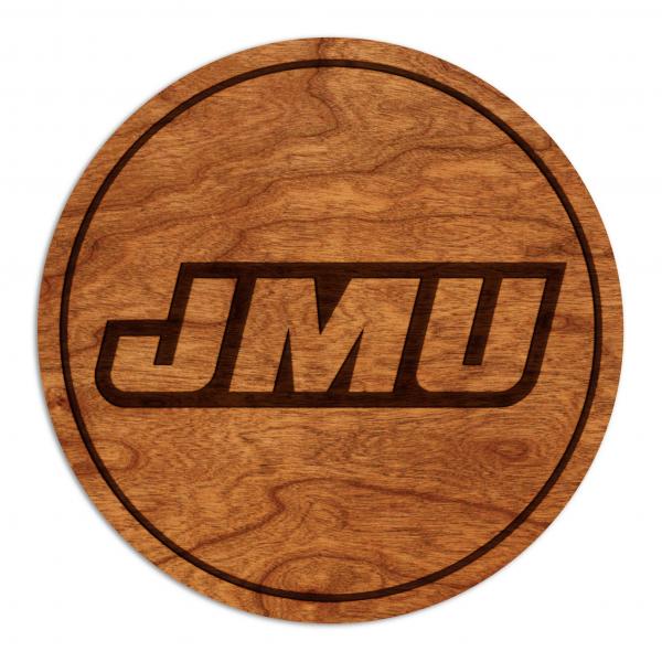 James Madison University Dukes Coaster JMU Slant Letters picture