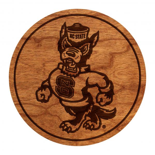 NC State Wolfpack Coaster Strutting Wolf