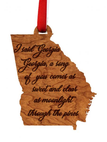 "Georgia On My Mind" Georgia Ornament picture