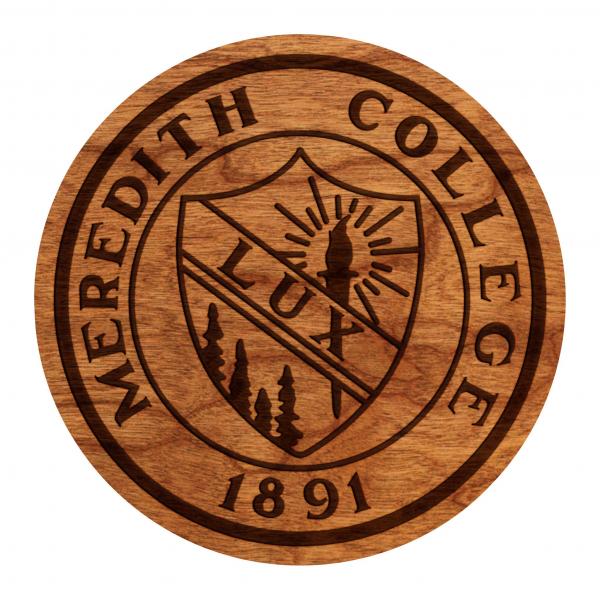 Meredith College Coaster Meredith Seal