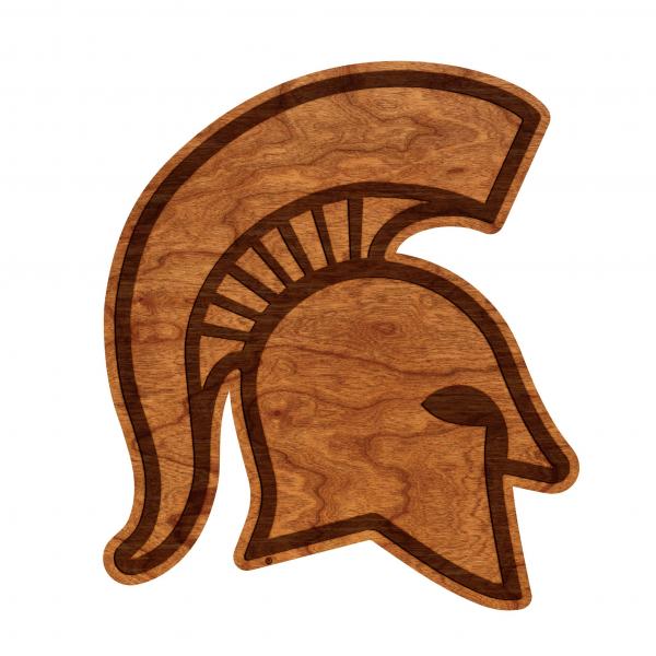 Michigan State - Wall Hanging - Logo - Spartan Helmet