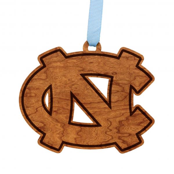 UNC Chapel Hill - Ornament - Logo Cutout - Interlocked NC