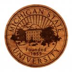 Michigan State Spartans Coaster University Seal