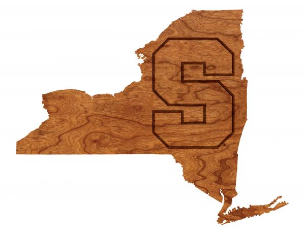 Syracuse - Wall Hanging - State Map - Block S
