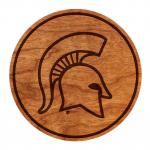 Michigan State Spartans Coaster Spartan Helmet