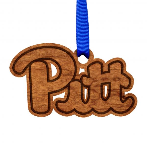 Pittsburgh - Ornament - Script "PITT" picture