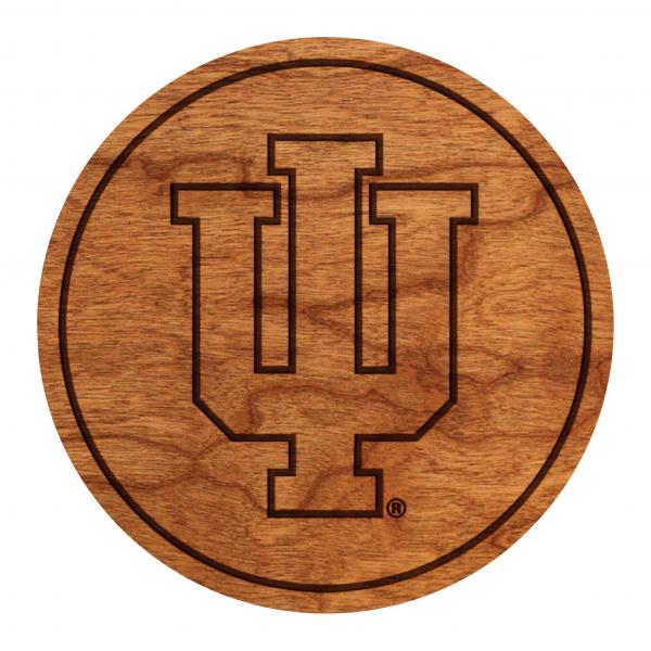 Indiana Hoosiers Coaster IU Logo