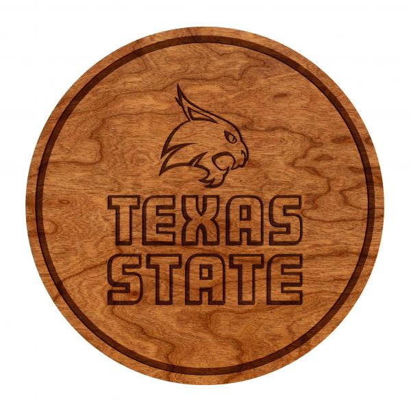 Texas State Bobcats Coaster Wildcat with "Texas State" picture