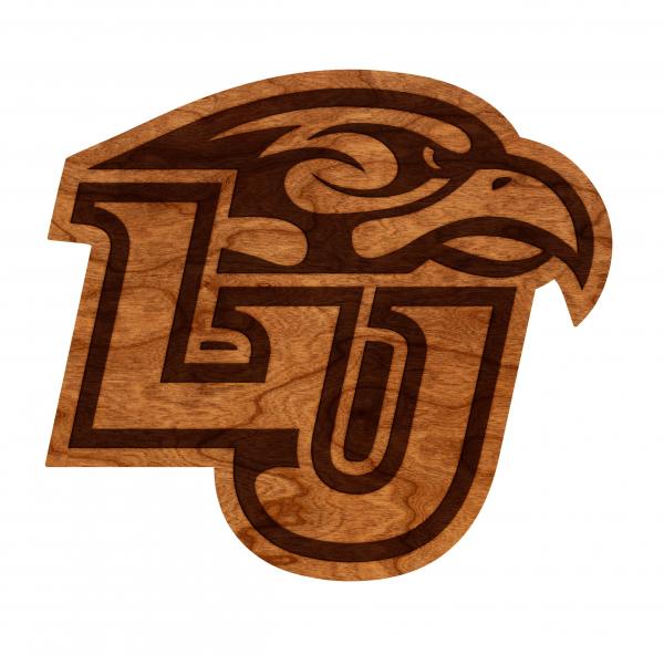 Liberty University - Wall Hanging - Logo - Eagle over "LU" Block Letters picture