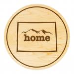 Colorado Home Coaster - Maple Wood