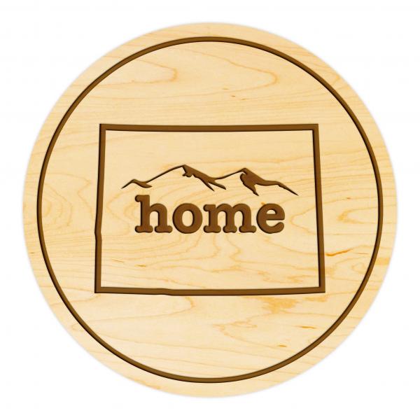 Colorado Home Coaster - Maple Wood