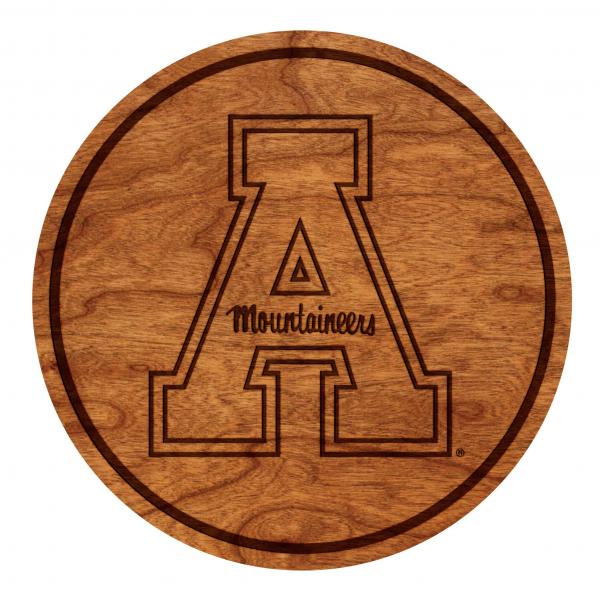 App State Mountaineers Coaster "App A" picture