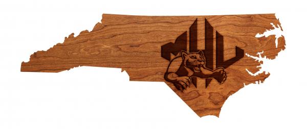 Mars Hill - Wall Hanging - State Map - Lion Head