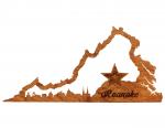 Wall Hanging - Skyline Cutout - Roanoke - Large Size