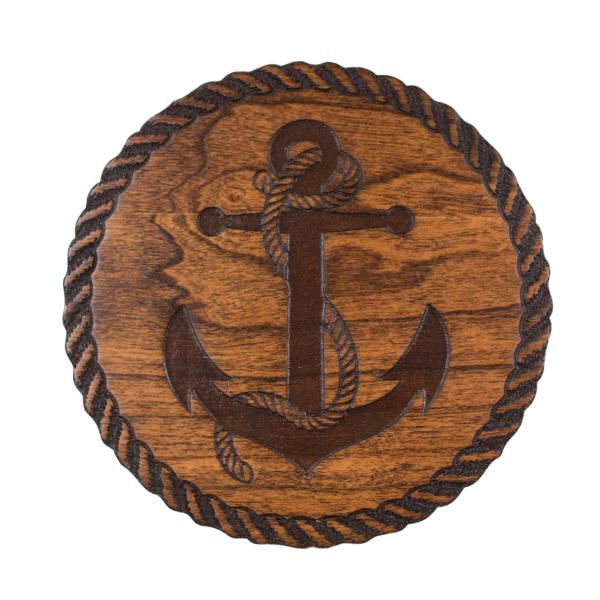 Anchor Wood Coaster