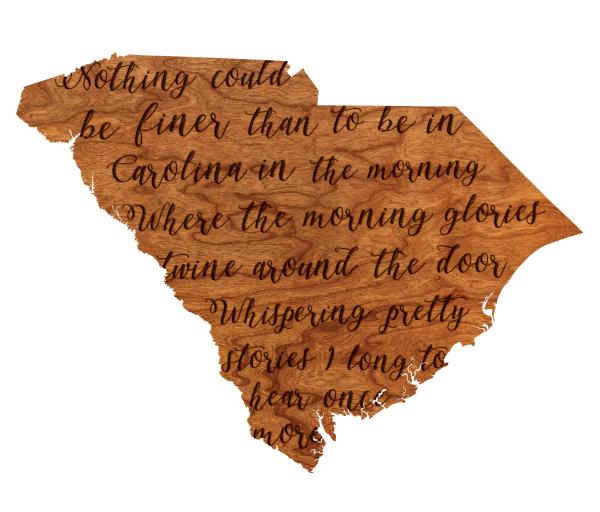 "Nothing Could Be Finer" South Carolina Wall Hanging picture