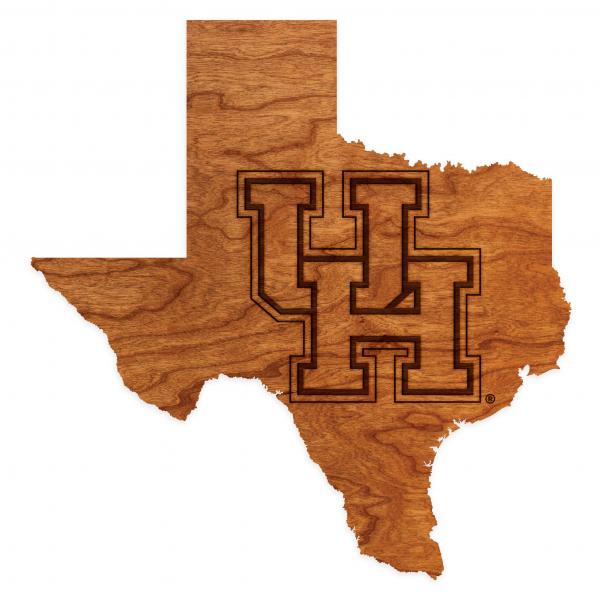 Houston - Wall Hanging - State Map - Block "UH"