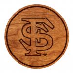 Florida State Seminoles Coaster "FS" Interlocked Letters