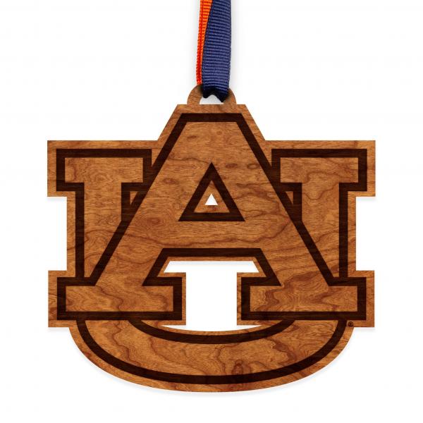 Auburn - Ornament - AU Block Letters picture