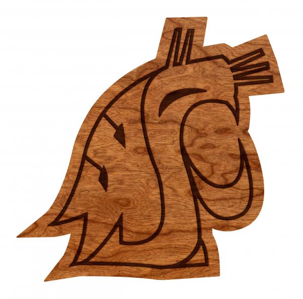 NCAA Wooden Ornament Memphis Tigers - Block M Cutout