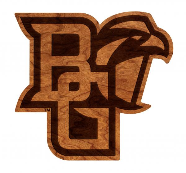Bowling Green State University - Wall Hanging - Logo Cutout - BG with Falcon