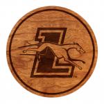 Loyola-Maryland Greyhounds Coaster Block L with Greyhound